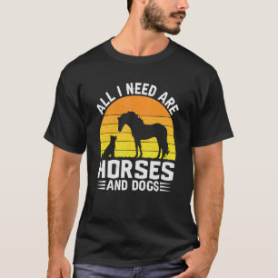 Pferde, Mädchen, Männer und Frauen, die Liebe von T-Shirt