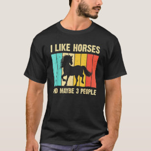 Pferde Männer Frauen Mädchen Einführung T-Shirt
