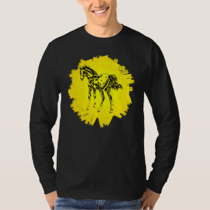Pferde Motif Pferd Elegante Traumtiere (Leber und  T-Shirt