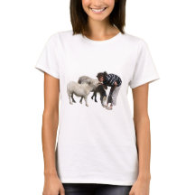 PFERDE-MOTIV-T-SHIRT