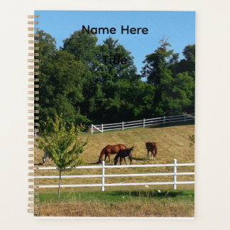 Pferde Notizbuch Planer