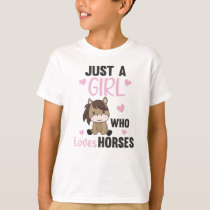 Pferde nur ein Mädchen, das Lieben Pferde Sweet Po T-Shirt