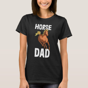 Pferde Papa Reiten Reiter Pferd Liebe Party T-Shirt