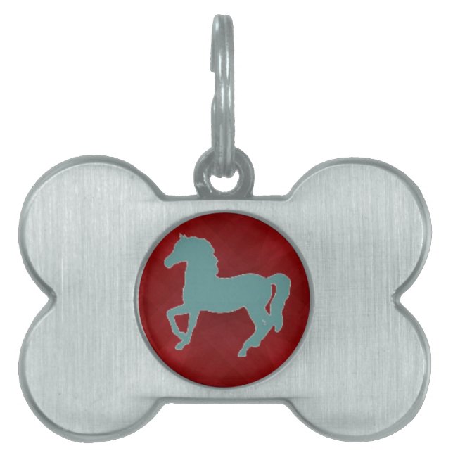 Pferde Pet Tag Tiermarke (Vorderseite)