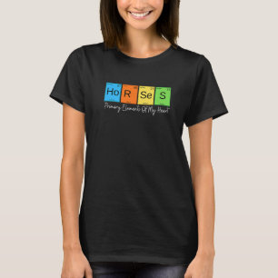 Pferde Primärelemente meines Herzpferdes Ridi T-Shirt