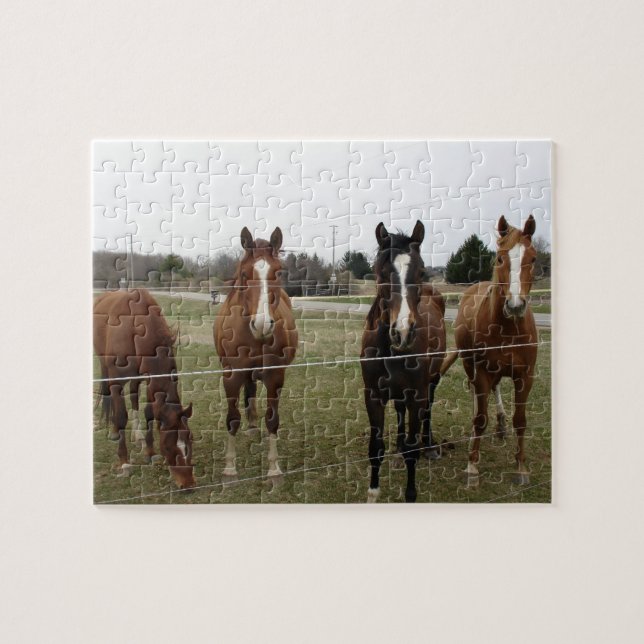 Pferde-Puzzle Puzzle (Horizontal)