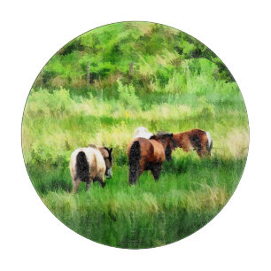 PFERDE SCHNEIDEBRETT