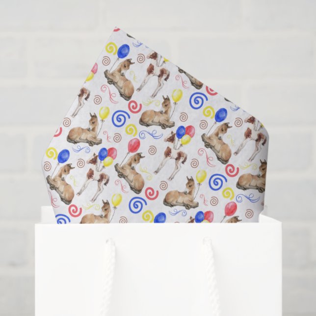 Pferde-Seidenpapier Seidenpapier (Geschenk Tasche)