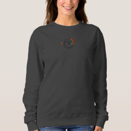Pferde sind in meinem DNA Regenbogen Sweatshirt
