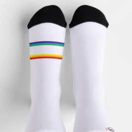 Pferde sind in meinen DNA-Regenbogen-Crew-Socken Socken