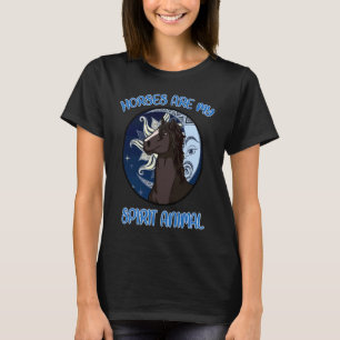 Pferde sind meine Geiststierhalle Gaul Reiter T-Shirt