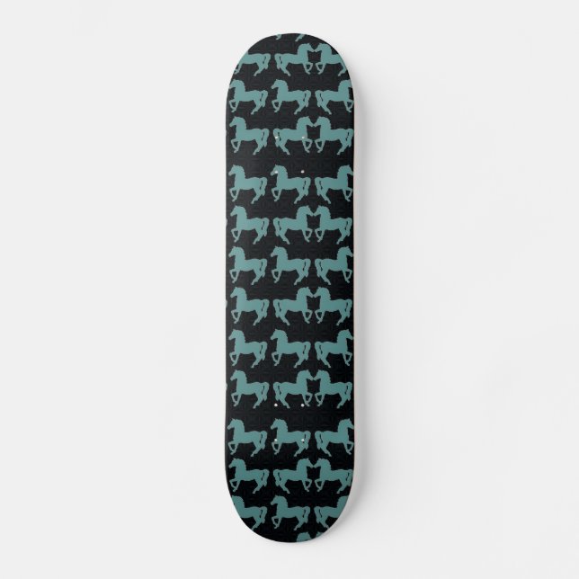 Pferde Skateboard (Vorderseite)