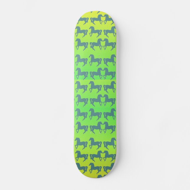 Pferde Skateboard (Vorderseite)