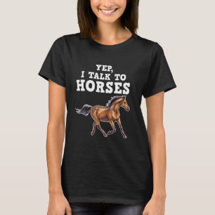 Pferde Sprüche lustige Reiter Reiter T-Shirt