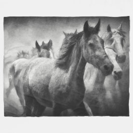 Pferde Stampede Fleece Blanket
