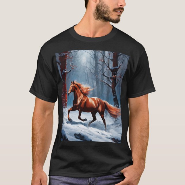 PFERDE T SHIRT (Vorderseite)
