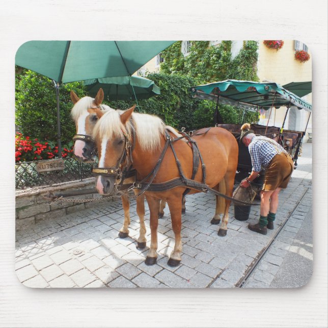 Pferde und Beförderung Mousepad (Vorne)