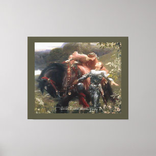 Pferde und Liebhaber - gepanzerte Leinwand