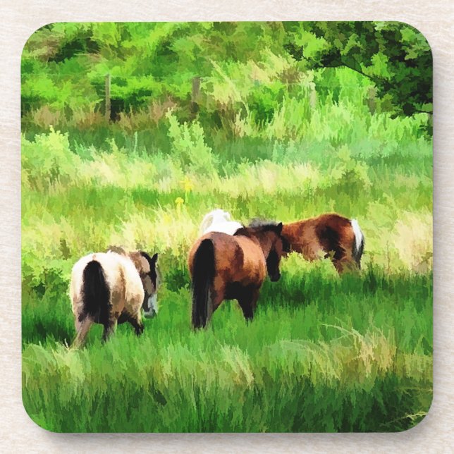 PFERDE UNTERSETZER (Vorderseite)