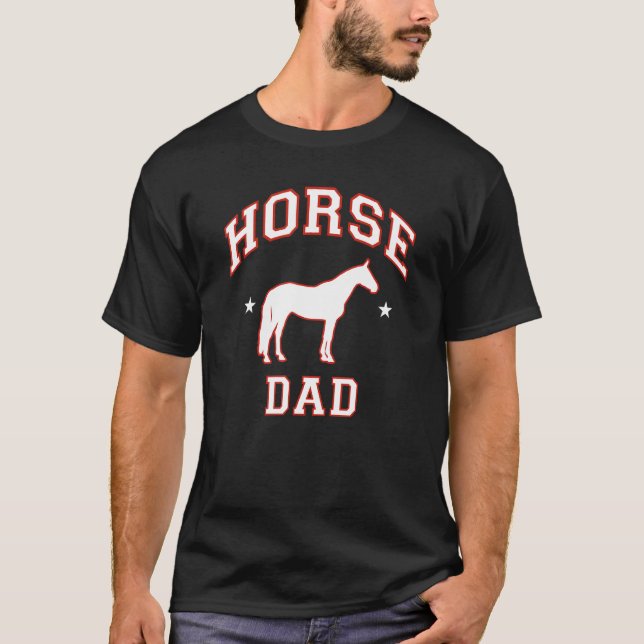Pferde-Vater 2 T-Shirt (Vorderseite)