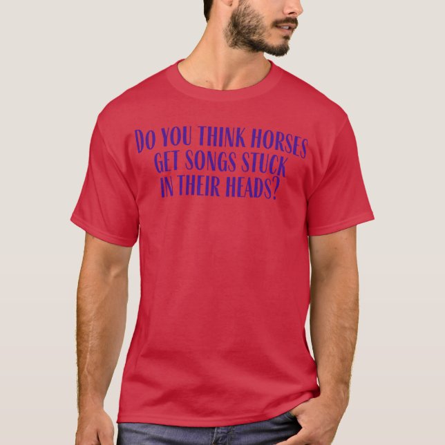 Pferde vintage retro T-Shirt (Vorderseite)