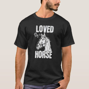 Pferde von einem Pferd geliebt T-Shirt
