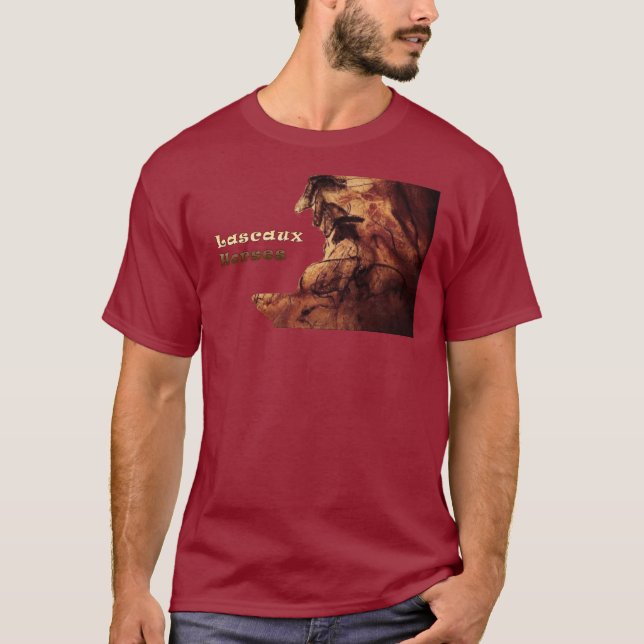 Pferde von Lascaux T-Shirt (Vorderseite)