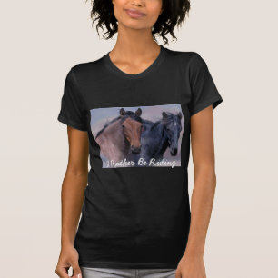 Pferde wild und wunderbarer Damen-T - Shirt