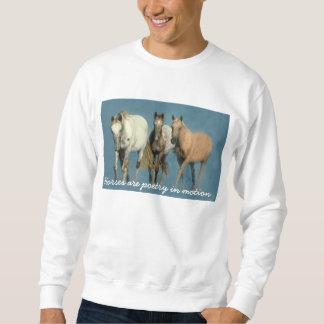 Pferde wild und wunderbares UnisexSweatshirt Sweatshirt