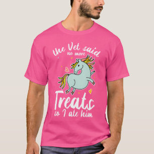 Pferde-Wortspiel Keine weiteren Leckerlis Reitende T-Shirt