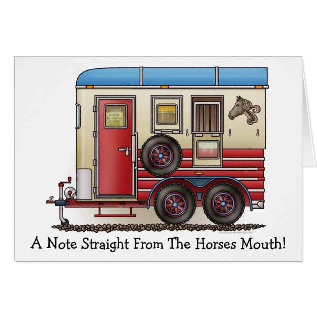 Pferdeanhänger-Camper (Vorderseite (Horizontal))