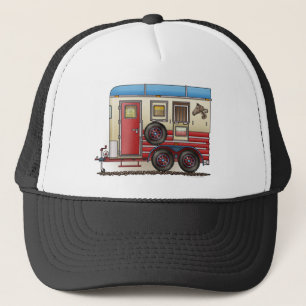 Pferdeanhänger-Camper Truckerkappe