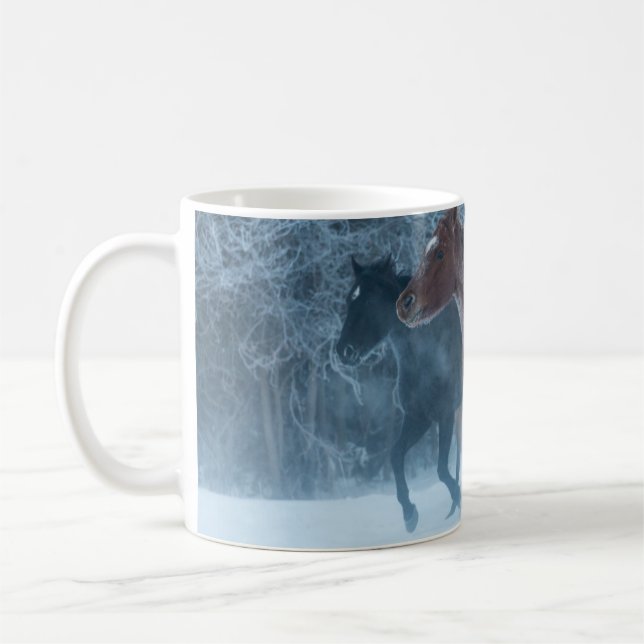 Pferdeantrieb Kaffeetasse (Links)
