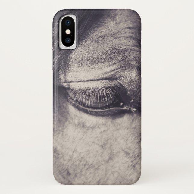 Pferdeauge 002 Case-Mate iPhone hülle (Rückseite)