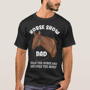 Pferdeausstellung Vater Funny Barrel Racing T-Shirt