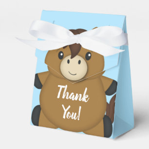 PferdeBaby Dusche Blue Boy Geschenkschachtel
