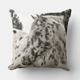 Pferdebauernhof-Ranchfahrt trägt pferdeartiges Kissen