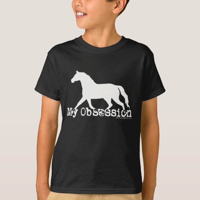 Pferdebeobachtung T-Shirt (Vorderseite)