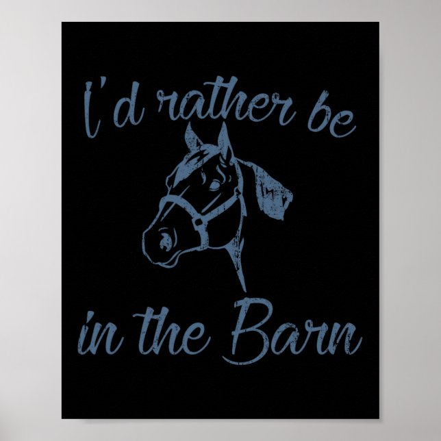 Pferdebesitzer ich wäre eher im Rn Funny Equestri Poster (Vorne)