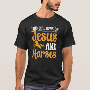 Pferdebesitzer-Outfit für Jesus   Reitsport Pferde T-Shirt