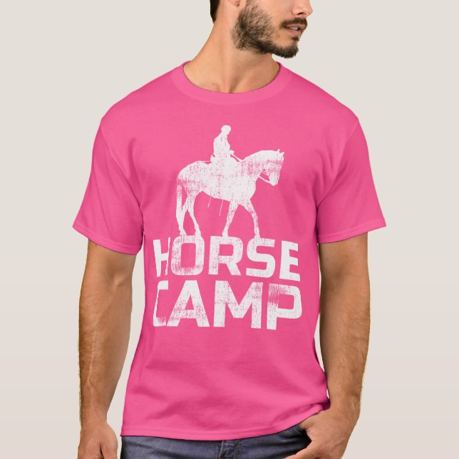 Pferdecampingtrainer Shirt Pferde Reitpferde Stabi (Vorderseite)