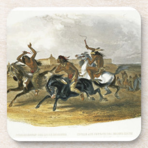 Pferdedas laufen von Sioux-amerikanischem Untersetzer