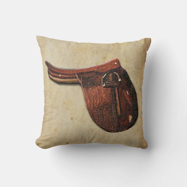 Pferdededededekor im Schlafzimmer Kissen (Vorderseite)