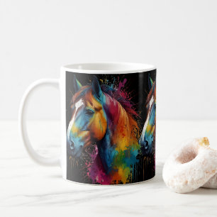 Pferdedesign Kaffeetasse