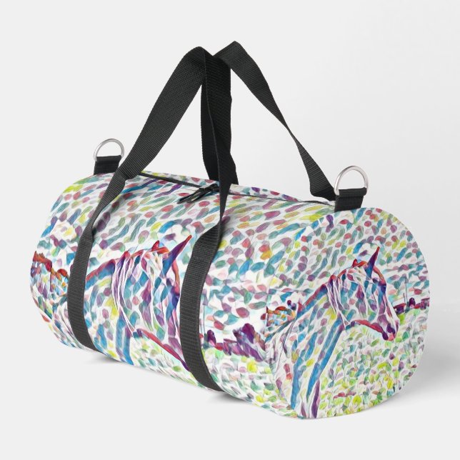 Pferdefarben des Lebens,   Duffle Bag (Linke Seite)