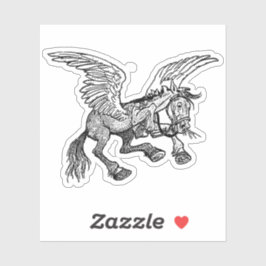 Pferdefliegen Aufkleber