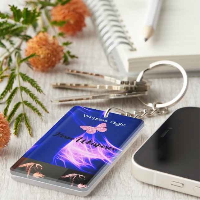 Pferdeflüster Schlüsselanhänger (Vorderseite rechts)