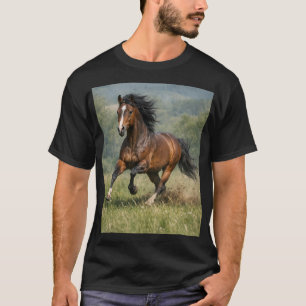 Pferdefreund Geschenk Laufendes Pferd Style T-Shir T-Shirt