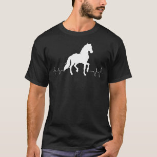 Pferdefreund künstlerischer Sabrina T-Shirt
