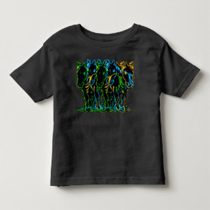 Pferdefreunde entwerfen kleinkind t-shirt